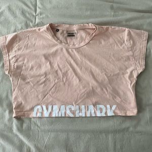 Gym shark crop top